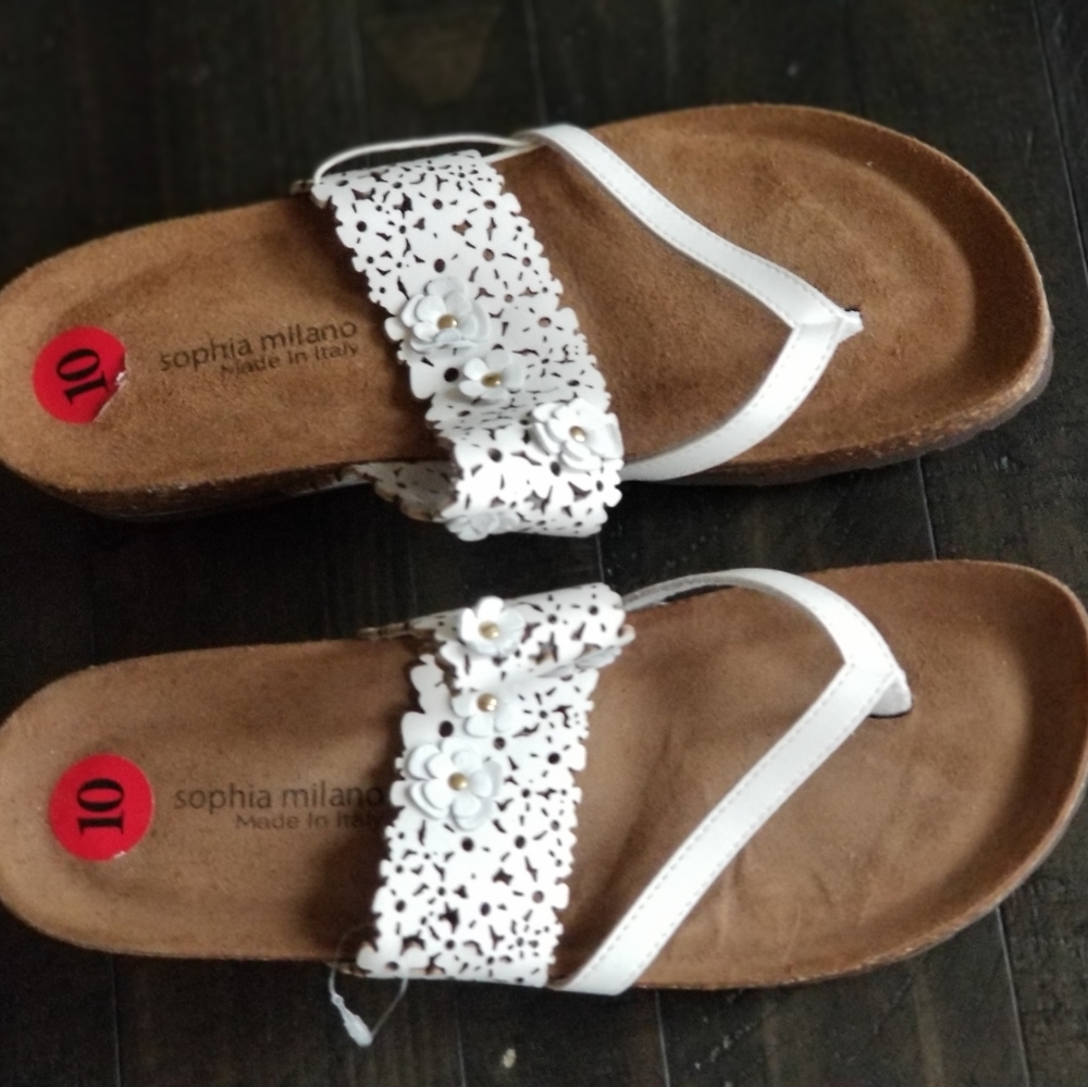 New leather sandles size 10